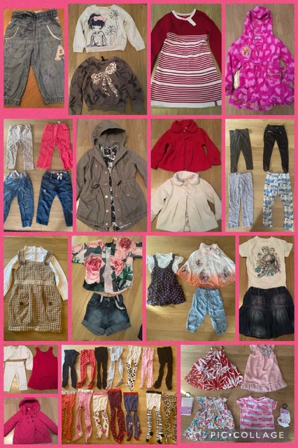 Big 2- 3 Y Bundle Mostly NEXT + River Island Coat Elle Monsoon Mayoral 50+ Items