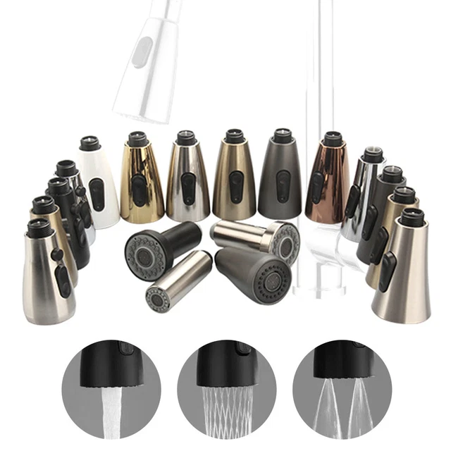 Universal Kitchen Pull Out Spray Head Replacement Sink Faucet Basin Mixer Taps