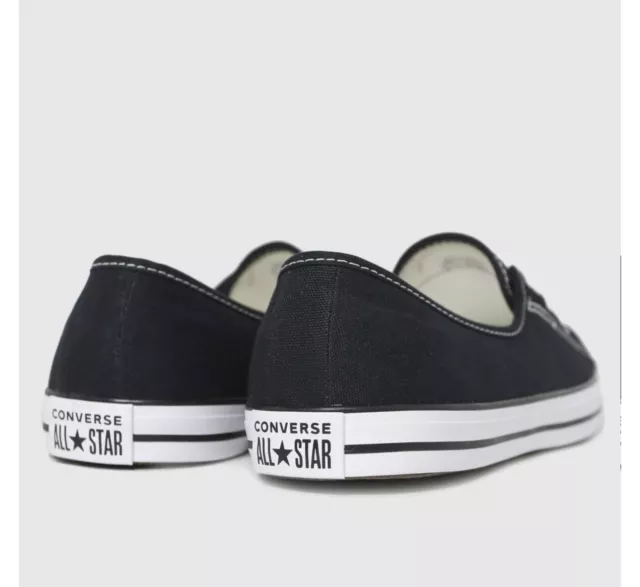 Converse Chuck Taylor All Star Ballet con nero/bianco/nero.taglia uk.4