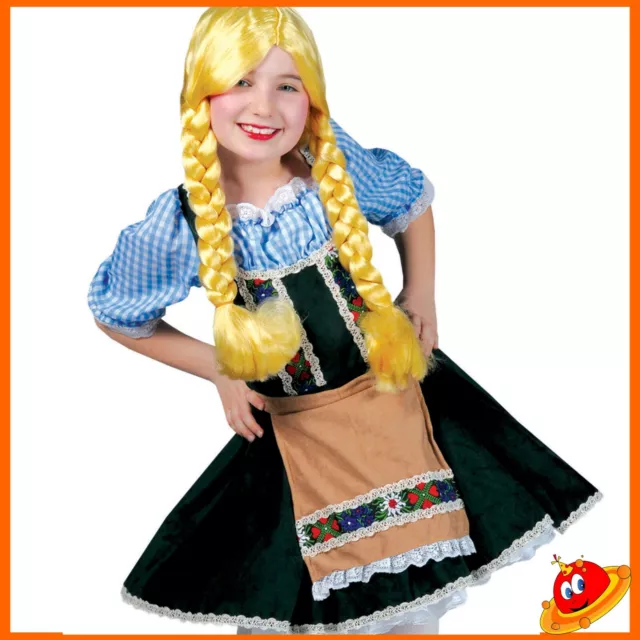 Vestito carnevale heidi bimba cheap