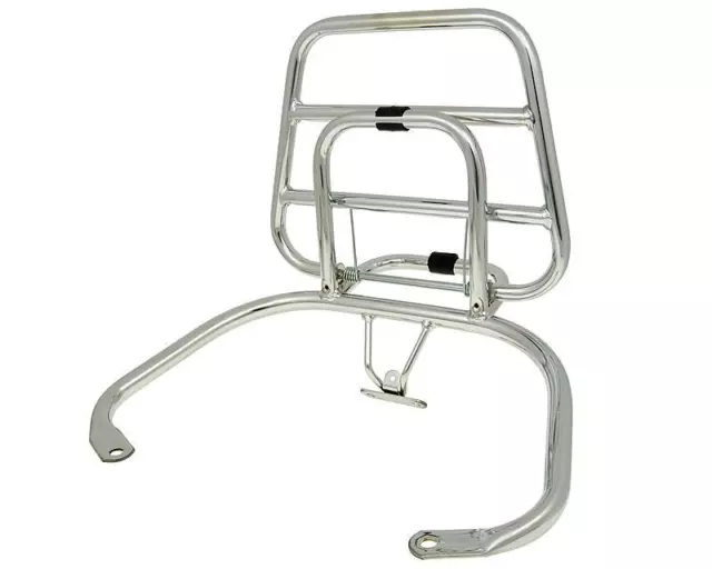 Gepäckträger hinten Gepäckhalter Chrom für Topcase Vespa Piaggio LX LXV 50 - 125