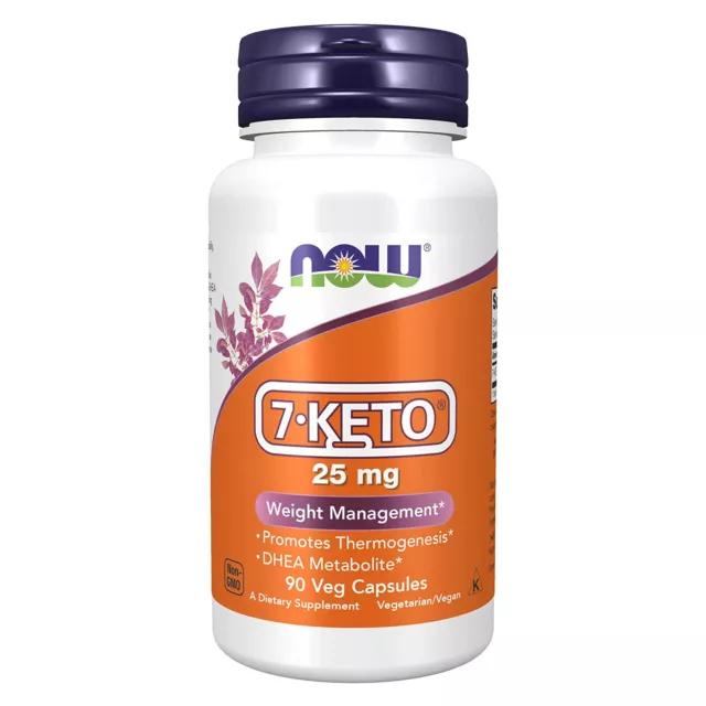 NOW FOODS 7-KETO 25 mg - 90 Veg Capsules
