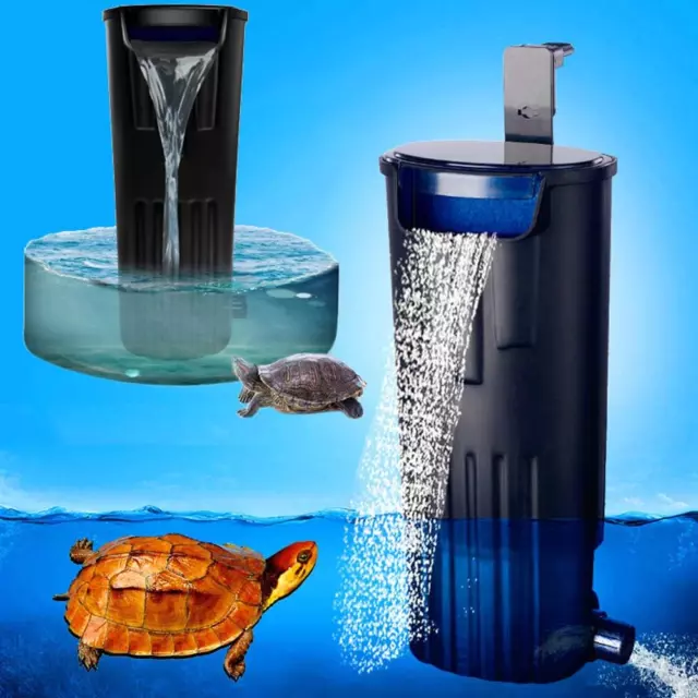 LONDAFISH Mute Turtle Filter Water Submersible Filter For Turtle Tank/Aquarium