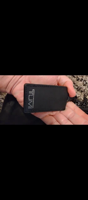 Tumi Alpha Bravo Arnold Zip Flap Messenger Crossbody Shoulder Bag Black Nylon 3
