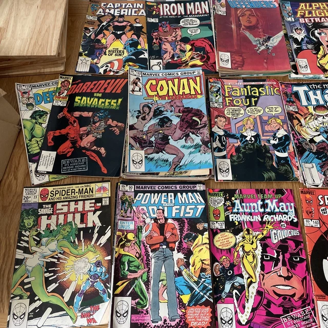 Marvel Superhero Comics Job Lot 62 Issues Spider Man Conan XMen Avengers etc 3