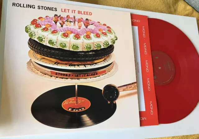 The Rolling Stones Let It Bleed 180gram Red Vinyl LP Decca 2023