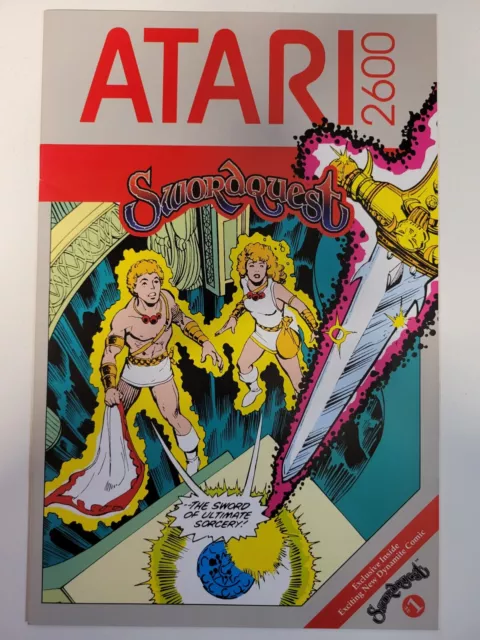 Swordquest #1 Dynamite Atari 2017 Series George Perez 1:5 Variant 9.4 Near Mint