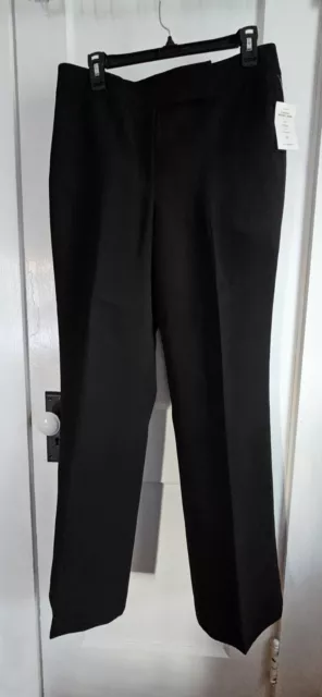 Tahari Arthur S. Levine, Womens Size 12 Dress Lined Pants, Black , NWT