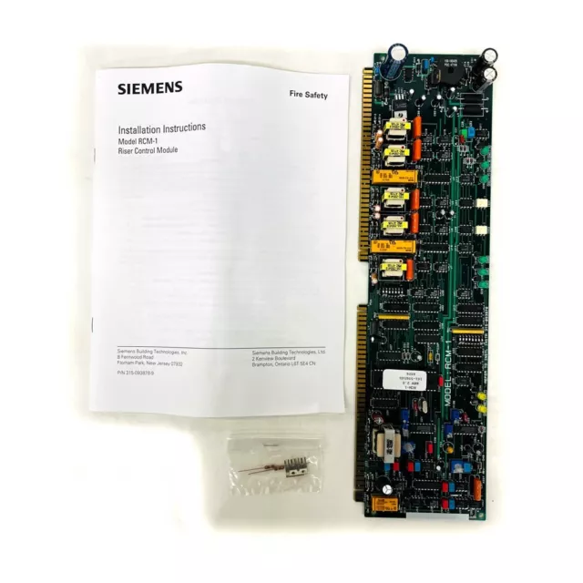 Siemens RCM-1 Audio Riser Control Module Cerberus Pyrotronics 500-894918