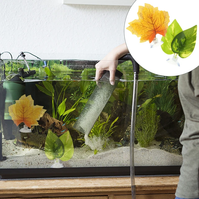 Decoraciones de tanque de peces Betta cama tanque de peces hábitat hoja de betta
