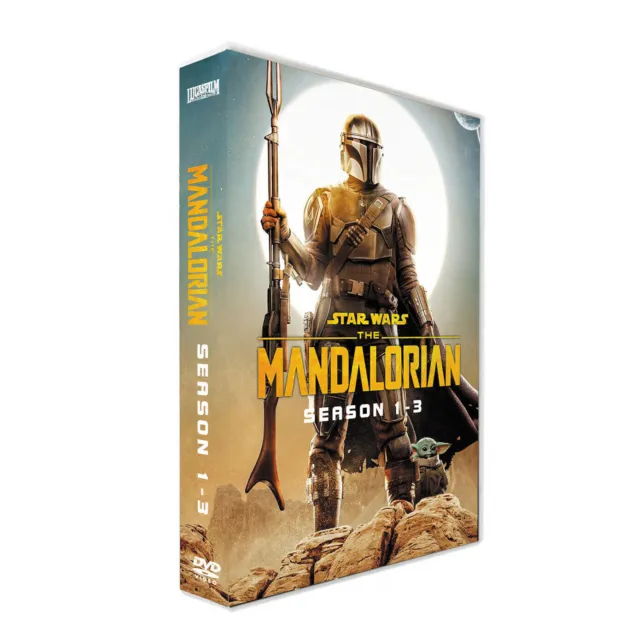 Star Wars The Mandalorian Complete Series Season 1-3 (DVD, 7-Disc Box Set)