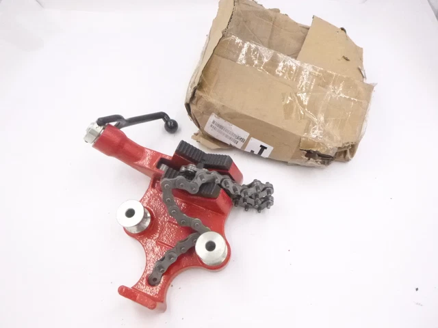 Vevor Bench Chain Pipe Vise Top Screw Bench Vise 1/8"-5" Capacity Cast Iron