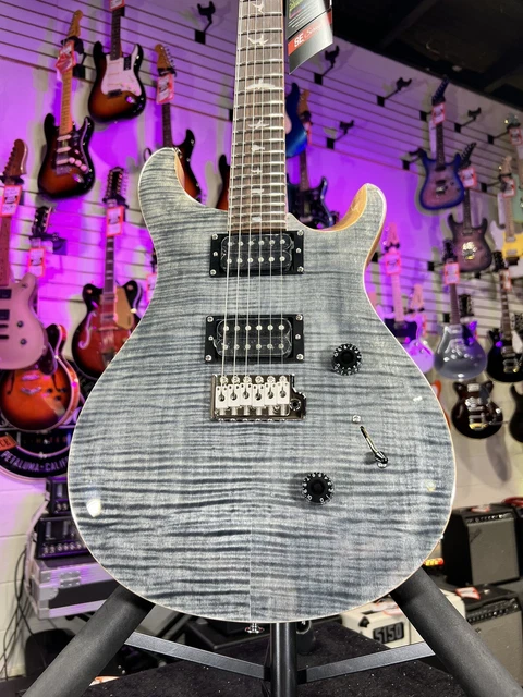 PRS SE Custom 24 Electric Guitar - Charcoal Auth Dealer Free Ship! 921 GET PLEK
