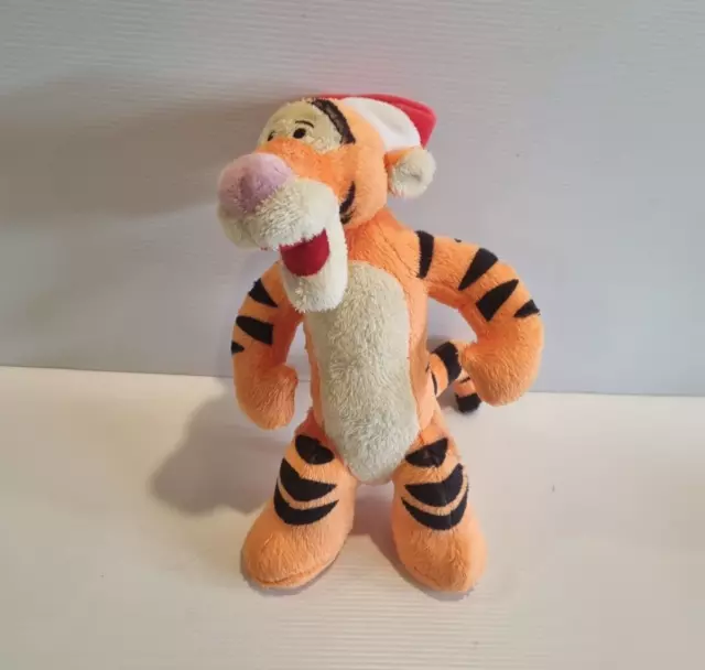 Disney Winnie The Pooh Tigger Christmas 25cm Plush Soft Toy Plush