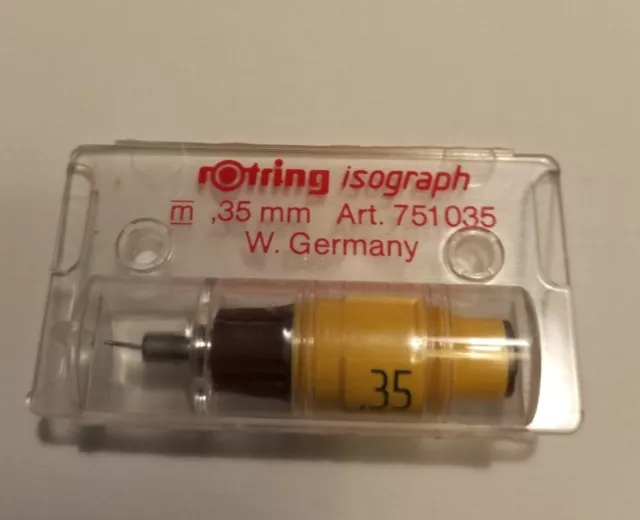 Original Zeichenkegel rOtring Isograph 0,35 mm NEU/OVP