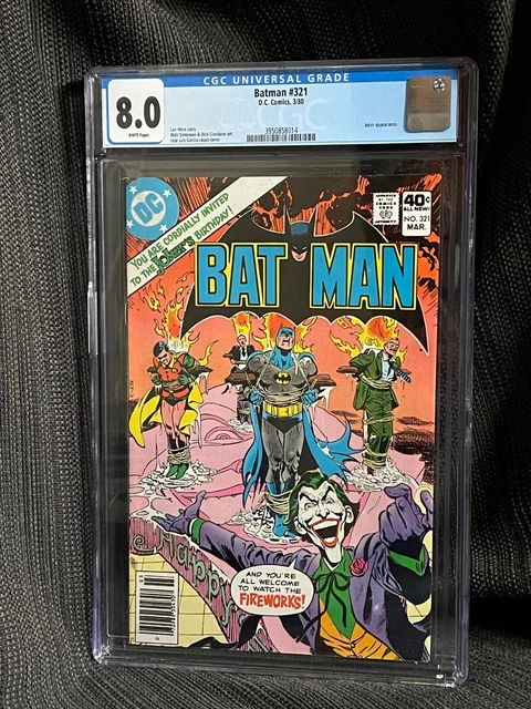 Batman #321 CGC Graded 8.0