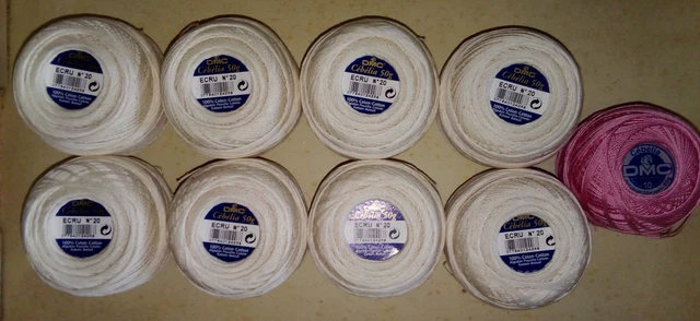 Lot De 8 Pelotes LANG SOL LUXE Beige - Coton/Polyester - 50g/100m - Aiguilles 5/6