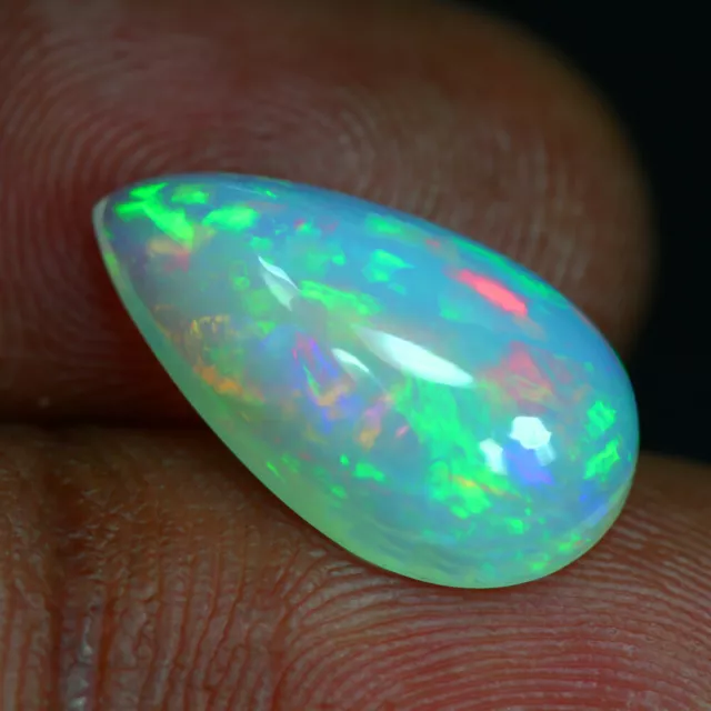 2.96 Cts_Great Collection_100 % Natural Untreated Multi-Color Flash Welo Opal