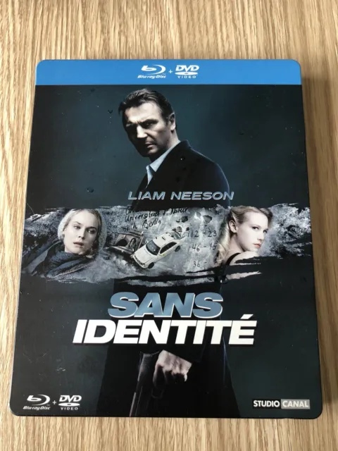 Sans Identité Steelbook Collector Liam Neeson Bluray Blu-Ray + Dvd Français Rare