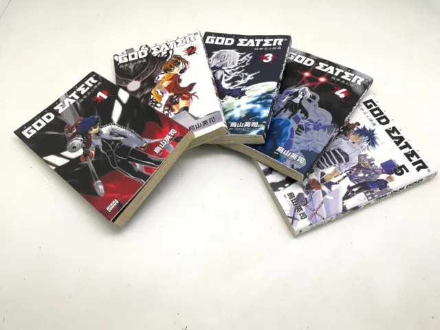 GOD EATER Return of the Messiah Manga Volumes 1-5, complete set EIJI KARASUYAMA