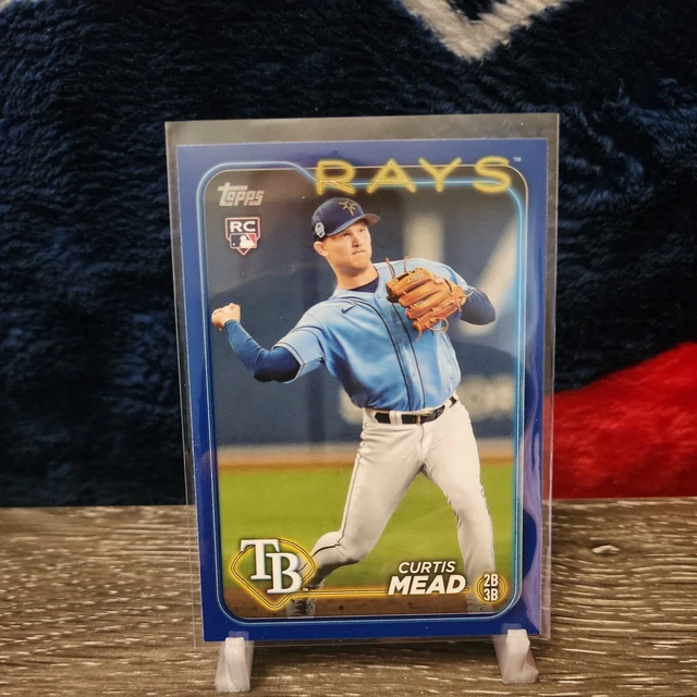 2024 TOPPS BASEBALL Curtis Mead Blu Royal Variante Parallela Rc Rookie