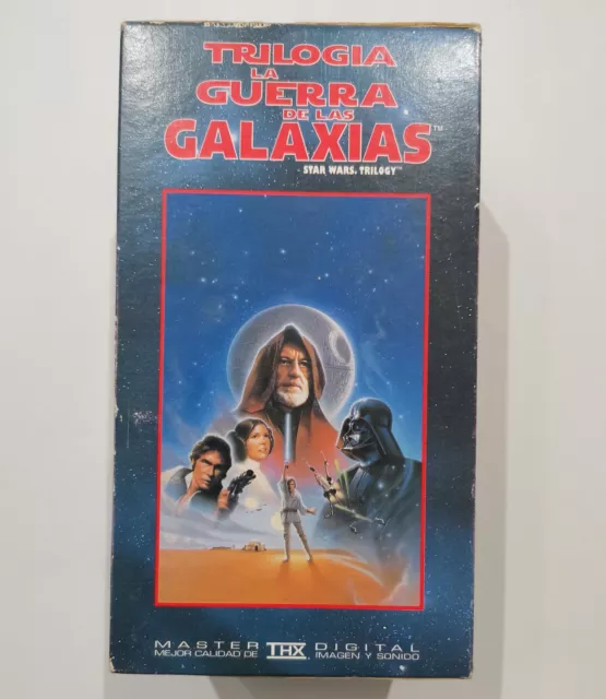 Trilogía Star Wars VHS La Guerra de las Galaxias CBS FOX 1995 THX