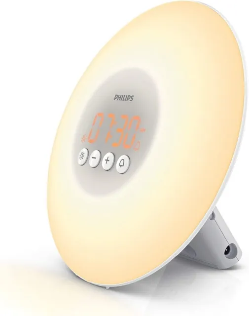 Philips Sunrise Simulator Wake-Up Light Alarm Clock Somneo Smart Sleep HF3500/01