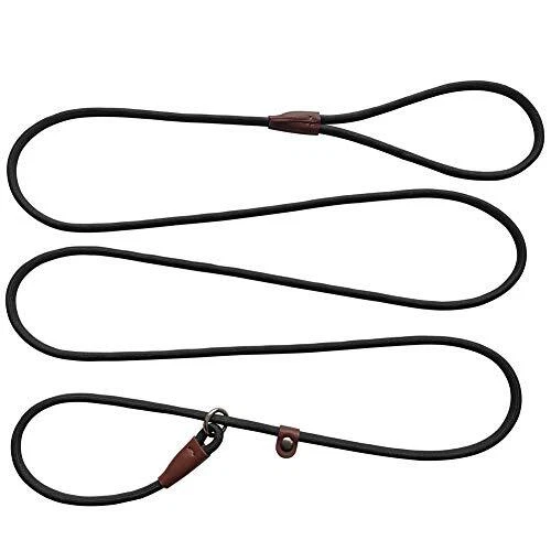 BTINESFUL 7FT Slip Lead Dog Leash, Strong Nylon Rope Leash, 1/4 & 1/2 inch