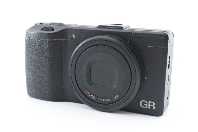 [NEAR MINT] RICOH GR 16.2 MP Digital Compact Camera APS-C Black From JAPAN 866 2