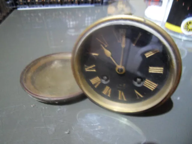 Vintage clock uhr pendule horloge mouvement art nouveau POLTI FRERES TOURS