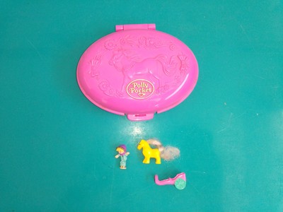 Bluebird Polly pocket Unicorn meadow cheval incomplet 1995 bluebird 