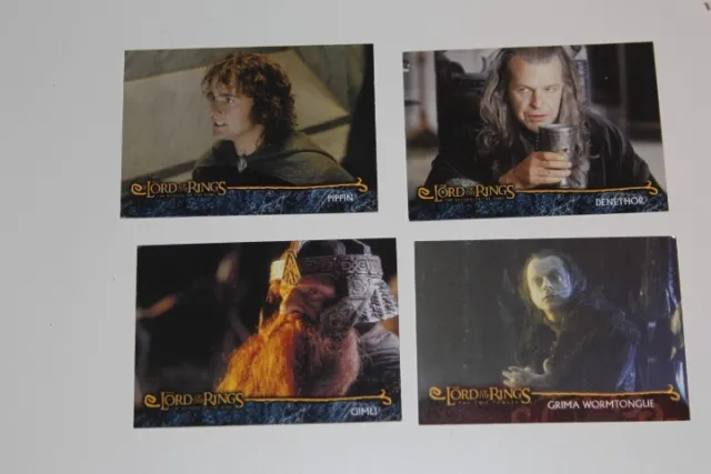 Lord of the Rings Topps cards R6 R9 R13 C15