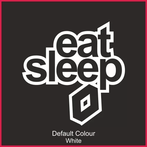 Eat Sleep Renault Decalcomania, Vinile, Adesivo, Grafica, Auto, JDM, EURO, CLIO, N2178