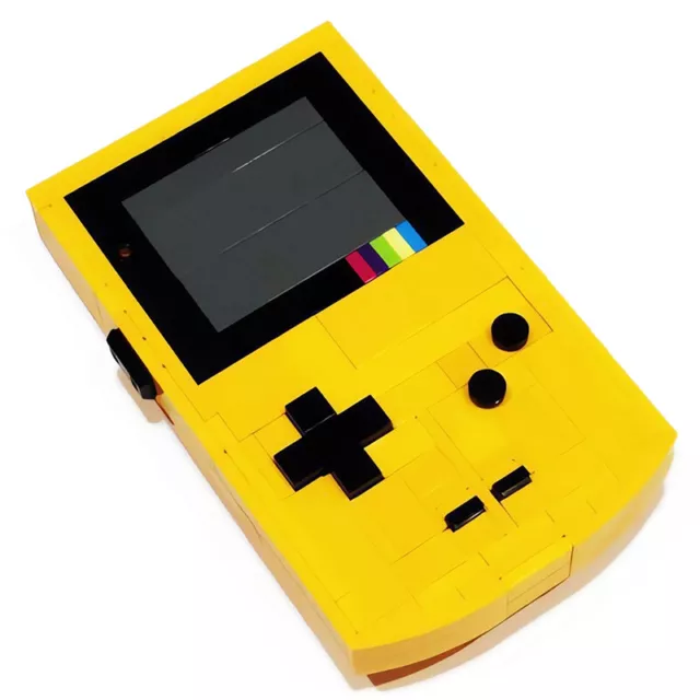 Yellow Game Boy Color MOdel Building block set Collection Gifts for Friends