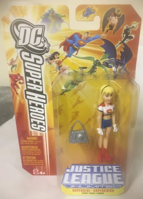 DC SUPER HEROES 2005 Justice League Unlimited SUPERGIRL 3.5” Action ...