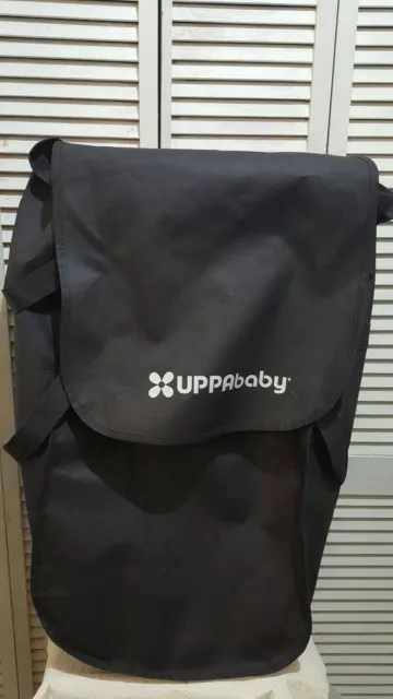 Uppababy Vista Bassinet, Jake /Black Gently used with Storage case MODEL #0101 2