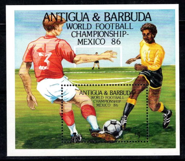 Antigua and Barbuda 1986 Mi. Bl. 115 SS 100% MNH Football, World Cup