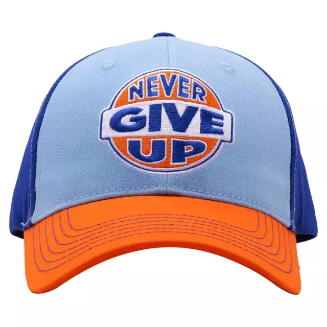 WWE Light Blue/Orange John Cena Never Give Up Adjustable Hat [NEU] Cap Kappe 2