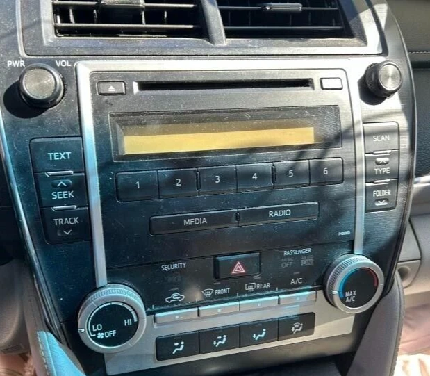 2012 TOYOTA CAMRY AM-FM CD Player Radio Display Receiver 86140-06040 ID ...