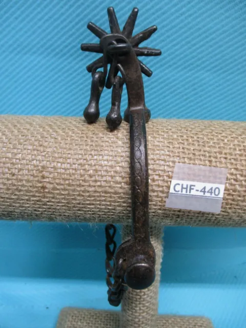 From Museum Buermann or North & Judd Single iron Spur with Jingle Bob w/ Design