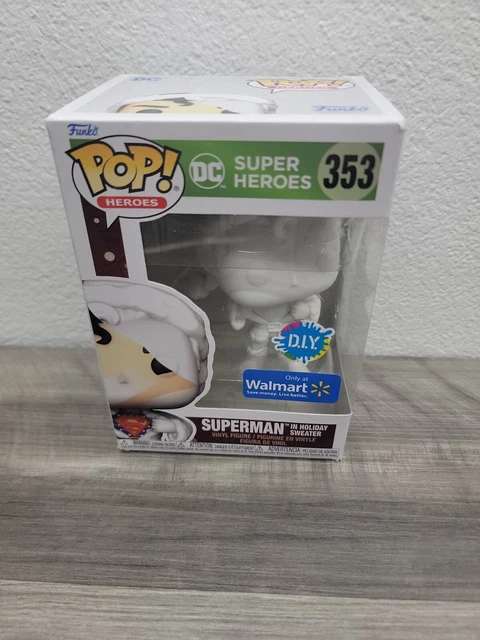 Funko Pop DC Heroes Superman 353 DIY Walmart Exclusive Figure