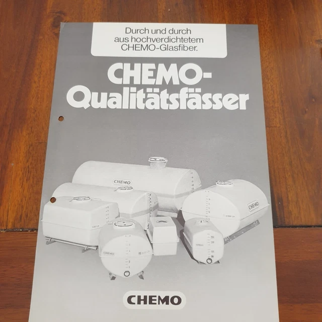CHEMO Qualitätsfässer Schlepper Traktor Prospekt Landmaschine k