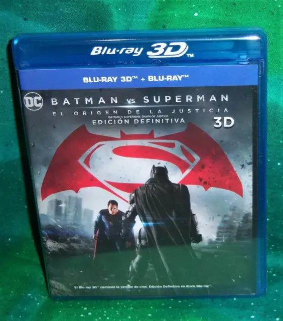 New Dc Batman Vs Superman Dawn Of Justice 2D & 3D Blu Ray Movie 2016 Mexico