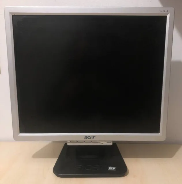 Monitor Acer PC VGA Schermo AL1716s 4:3 1280x1024 17'' Pollici