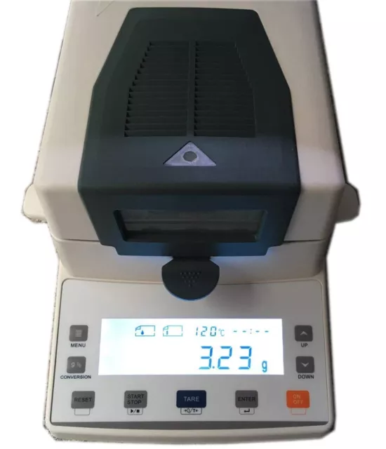 Rapid Halogen Moisture Meter Tester Analyzer Halogen Heat Lamp Moisture Meter