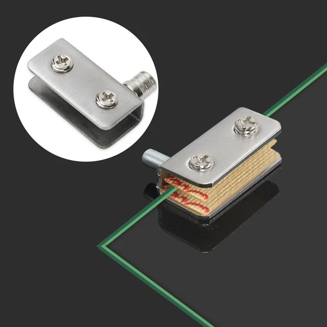 2 Cerniere Girevoli 360&deg; Acciaio Inox Per Porte - 75x17 Mm, Rotazione Nascosta, Per Porte Centrali E Armadi