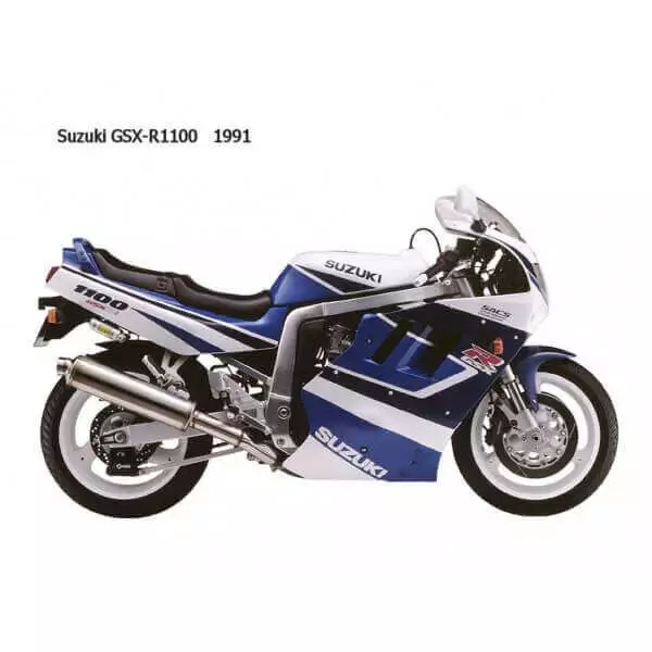 Suzuki 1100 Gsxr - 91/92 - Bulle Claire Origine Mra / 1084349001