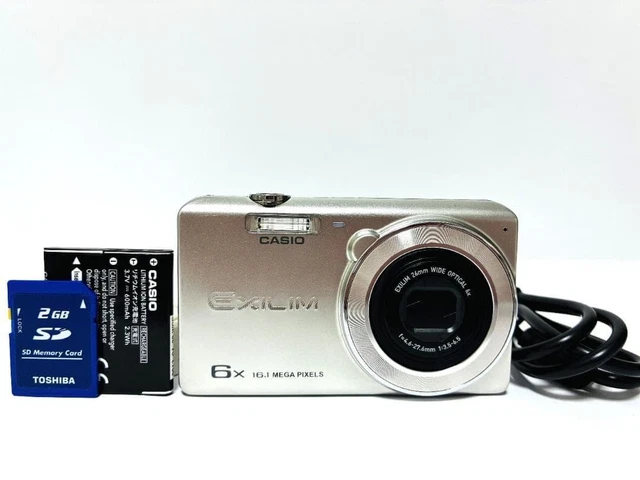 CASIO EXILIM EX-ZS160 Red Tested Working With Battery & Charger