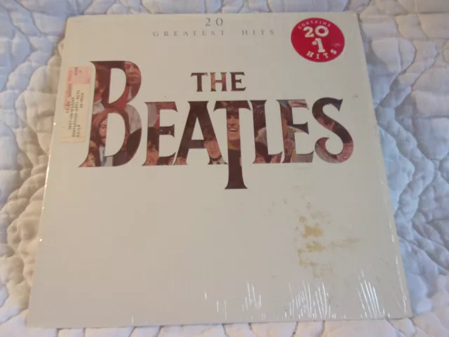 The Beatles 20 Greatest Hits Lp Hype Sticker Label Error Pressing Yesterday