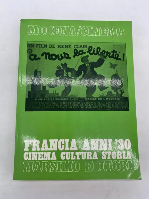 Aa. Vv. - Francia Anni '30 Cinema Cultura Storia - Marsilio Editori